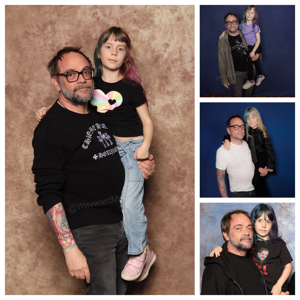 Of course she had to get her <a href="/Mark_Sheppard/">Mark Sheppard</a> photo op