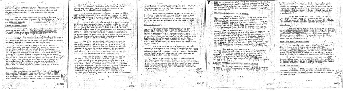 MARTIN LUTHER KING, JR. EXPOSED AS A COMMUNIST: THE F.B.I. FILES

Declassified F.B.I. files reveals King as a "controlled communist agitator" for the Civil Rights Movement.
archive.org/details/MLKFBI…

archive.org/details/MLKFBI…

archive.org/details/MLKFBI…

archive.org/details/MLKFBI…