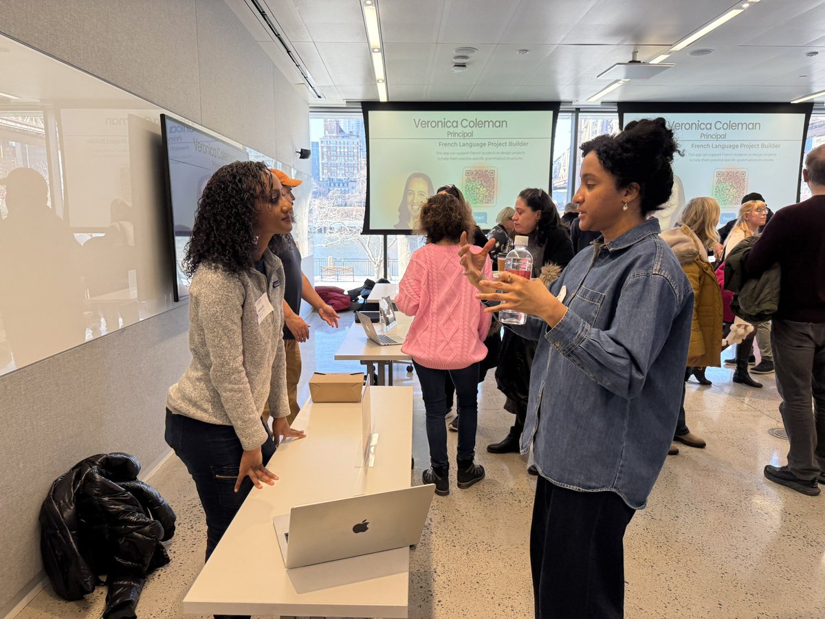 SuptCheng_CIOB's tweet image. The District Staff Design Sprint brought innovation to life! 🌟 Using Playlab.ai, our team created bots that push the boundaries of what’s possible. A day full of collaboration, creativity, and groundbreaking ideas! 🤖🚀 #AIInnovation @CSforAllNYC #PlaylabAI