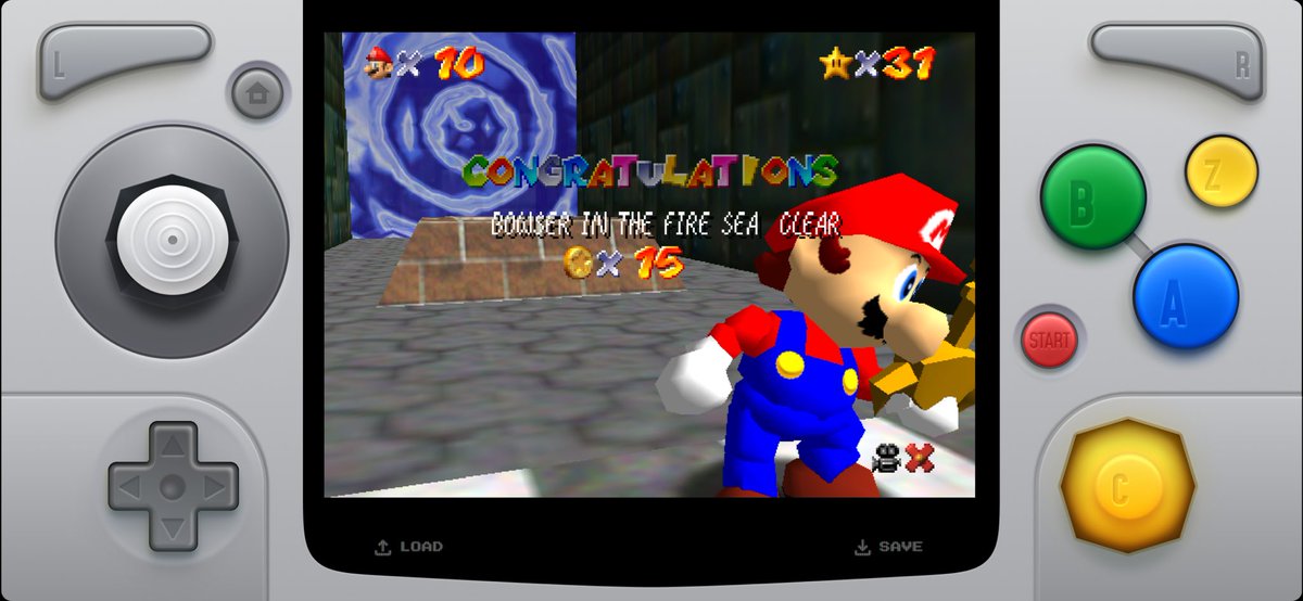 beating mario 64 for the first time it’s so fun
