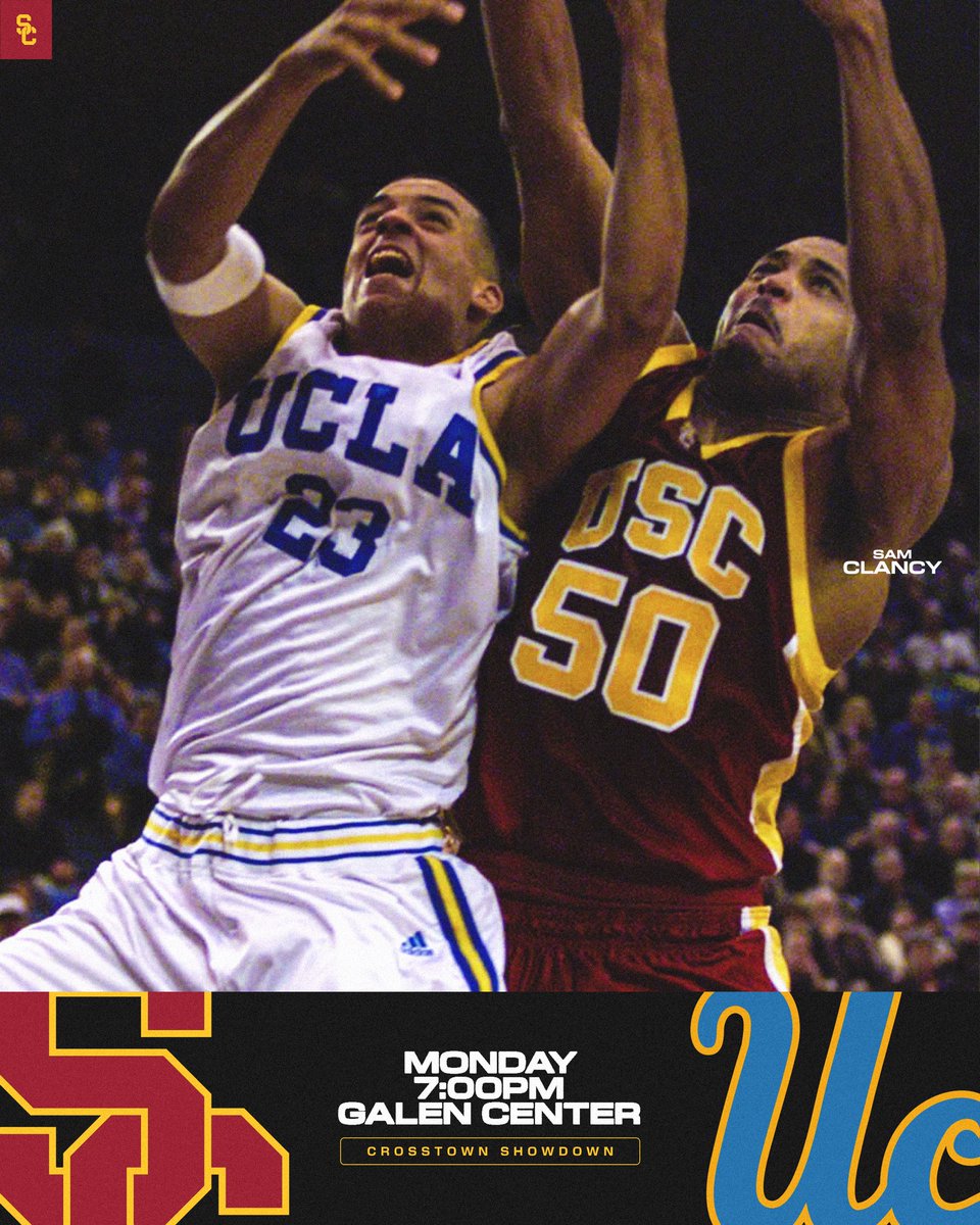 USC_Hoops's tweet image. “The UCLA rivalry means everything to me.”

- @samclancy50