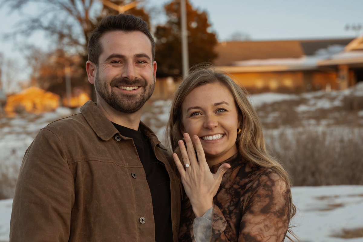 Godat's tweet image. Congratulations Allie and Luke!   ❤️