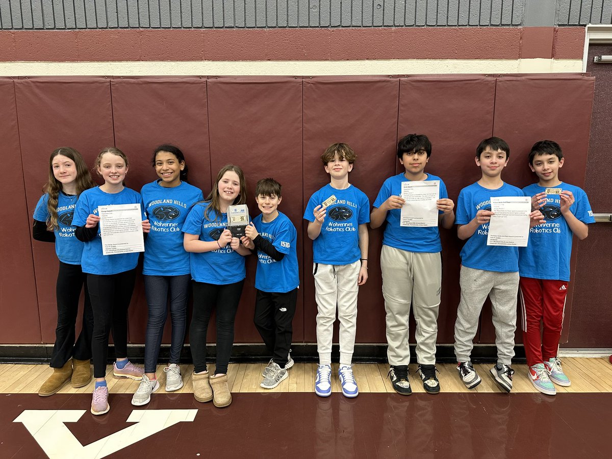 Whsdvex (@whsdvex) on Twitter photo Congratulations to <a href="/WoodlandHillsSD/">Woodland Hills School District</a> Team 15104C “Hardwired” and Team 15104A “Robotic Turtles” for winning awards at The Bash at the Berry Dome <a href="/VEXRobotics/">VEX Robotics</a> Competition! Hardwired won “Robot Skills 2nd Place” and the “Build Award”. Robotic Turtles won the “Design Award”. Congratulations to <a href="/WoodlandHillsSD/">Woodland Hills School District</a> Team 15104C “Hardwired” and Team 15104A “Robotic Turtles” for winning awards at The Bash at the Berry Dome <a href="/VEXRobotics/">VEX Robotics</a> Competition! Hardwired won “Robot Skills 2nd Place” and the “Build Award”. Robotic Turtles won the “Design Award”.