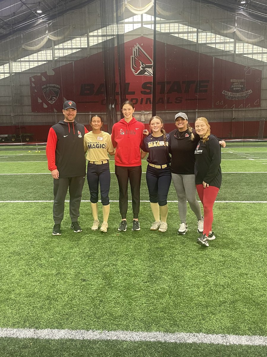 Zoey Chavez (@zoeychavez2027) on Twitter photo Happy to be back at another <a href="/BallStateSB/">Ball State Softball</a> camp. I loved getting multiple live at bats in the cages. Thank you to all the coaches and players for this awesome camp. Looking forward to future camps! Chirp Chirp <a href="/CoachBurns17/">Matt Burns</a> <a href="/avrey_steiner/">Avrey Steiner</a> <a href="/CoachPena_BSU/">Helen Peña</a> <a href="/deborahljones14/">Deborah Jones</a> Happy to be back at another <a href="/BallStateSB/">Ball State Softball</a> camp. I loved getting multiple live at bats in the cages. Thank you to all the coaches and players for this awesome camp. Looking forward to future camps! Chirp Chirp <a href="/CoachBurns17/">Matt Burns</a> <a href="/avrey_steiner/">Avrey Steiner</a> <a href="/CoachPena_BSU/">Helen Peña</a> <a href="/deborahljones14/">Deborah Jones</a>