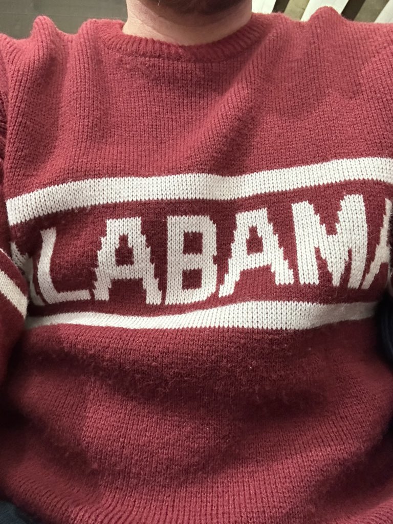 It’s hot in here. The Bill Curry sweater was a poor choice.