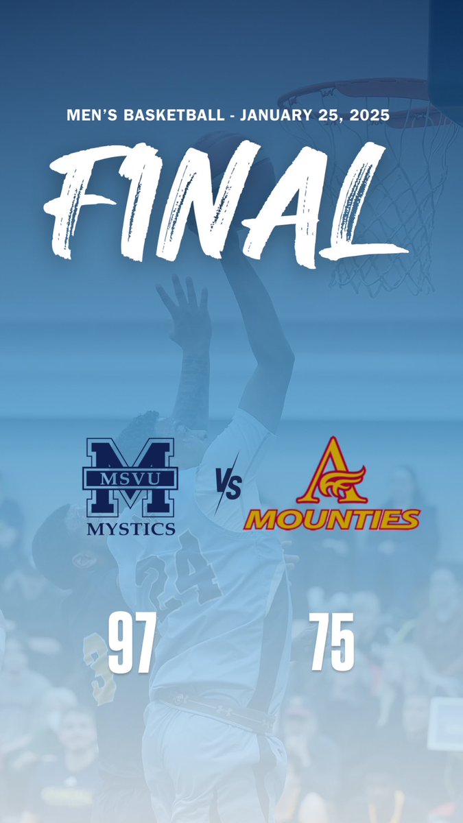 Mystics men’s basketball final score against MTA: 97-75 Mystics