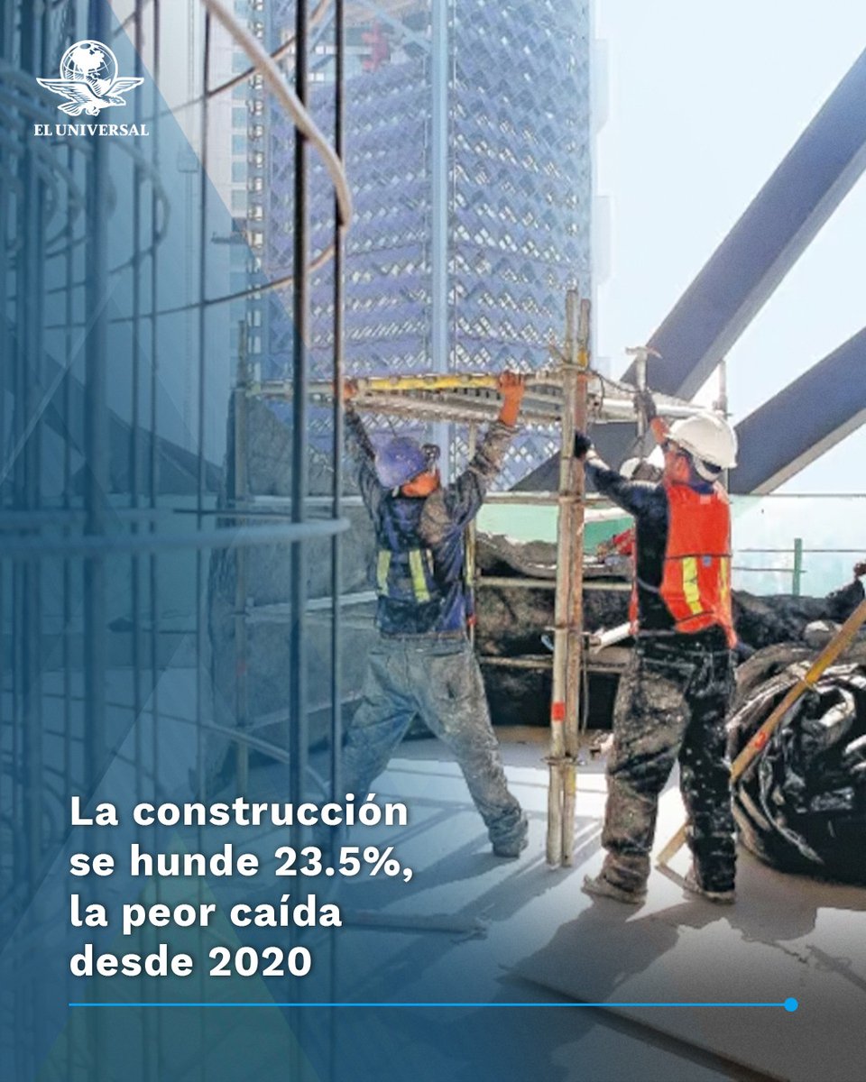 El_Universal_Mx's tweet image. El sector lleva siete meses consecutivos en números rojos y fue la caída más profunda desde junio de 2020, reveló el Inegi.
#Notaplus

👉 tinyurl.com/2884ekqc