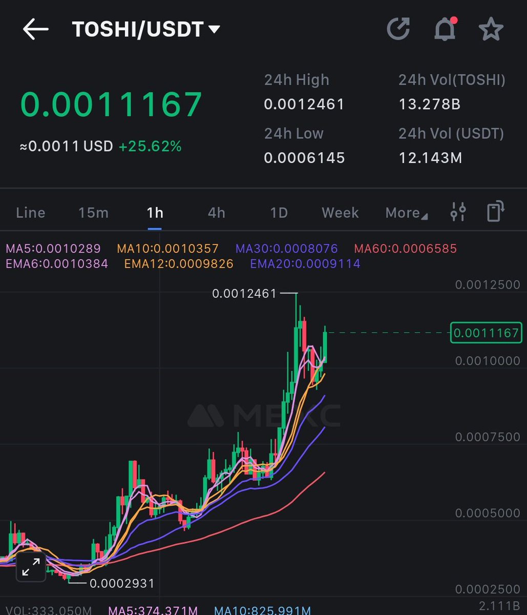 Encrypt_Space's tweet image. 🔥 Look at this chart! It&apos;s a wall of green candles, a perfect masterpiece of bullish momentum!
No one is selling it, and the buying pressure is absolutely insane!
💎 Strong hands. Big moves. Massive potential.
$TOSHI
#Bullish #Toshi #CryptoGains