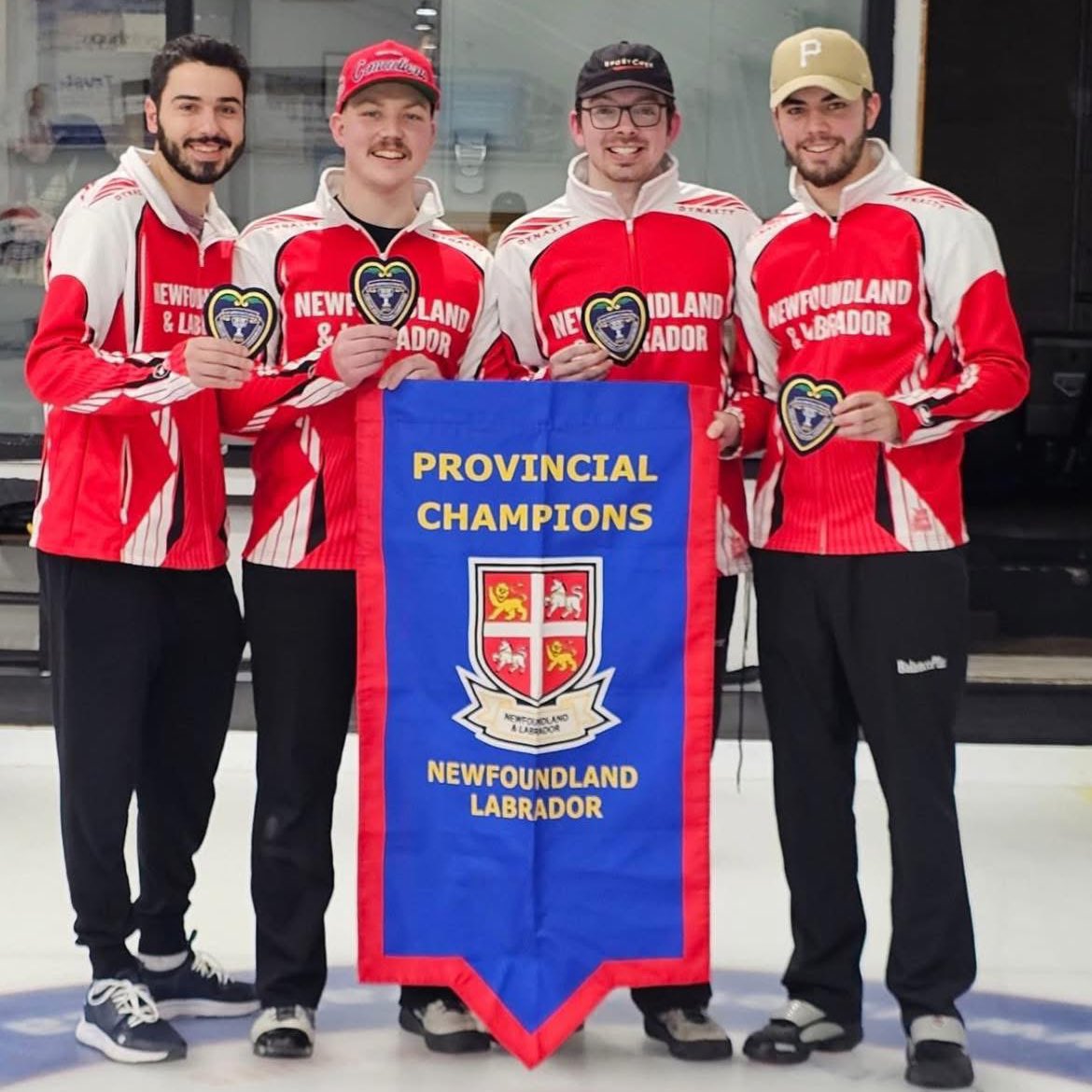 CurlingCanada's tweet image. Congratulations to Team Dilello who will be representing @CurlingNL at the 2025 @MontanasBBQ Brier!

#Brier2025