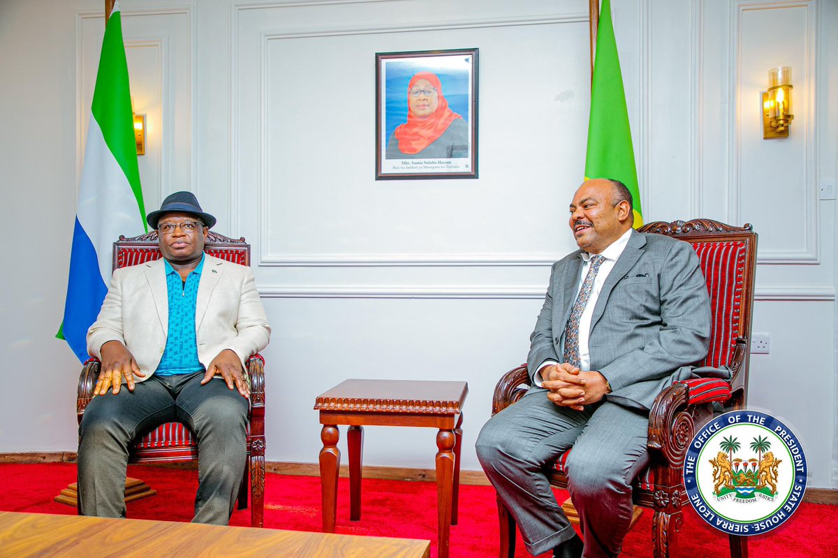 julius_maadabio's tweet photo. I have arrived in Dar es Salaam, Tanzania, for the Africa Energy Summit. I look forward to productive engagement as we strive to provide energy for every Sierra Leonean. https://t.co/J8nmxCTzXS