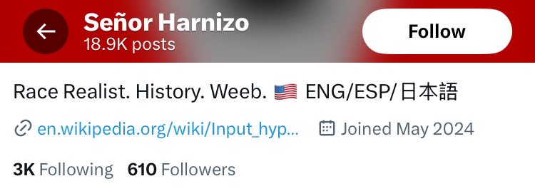 Tim_0_Wallace's tweet photo. @SenorHarnizo @DrewPavlou 18,900 posts since May 2024. That’s about 250 a day. Bot. https://t.co/pXELtlMdRU