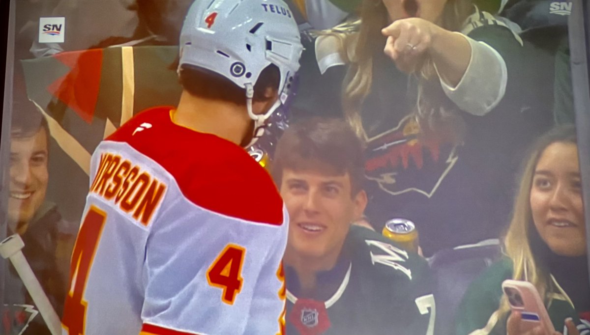Fuck it re-sign him just for the stare-downs🔥 #Flames
