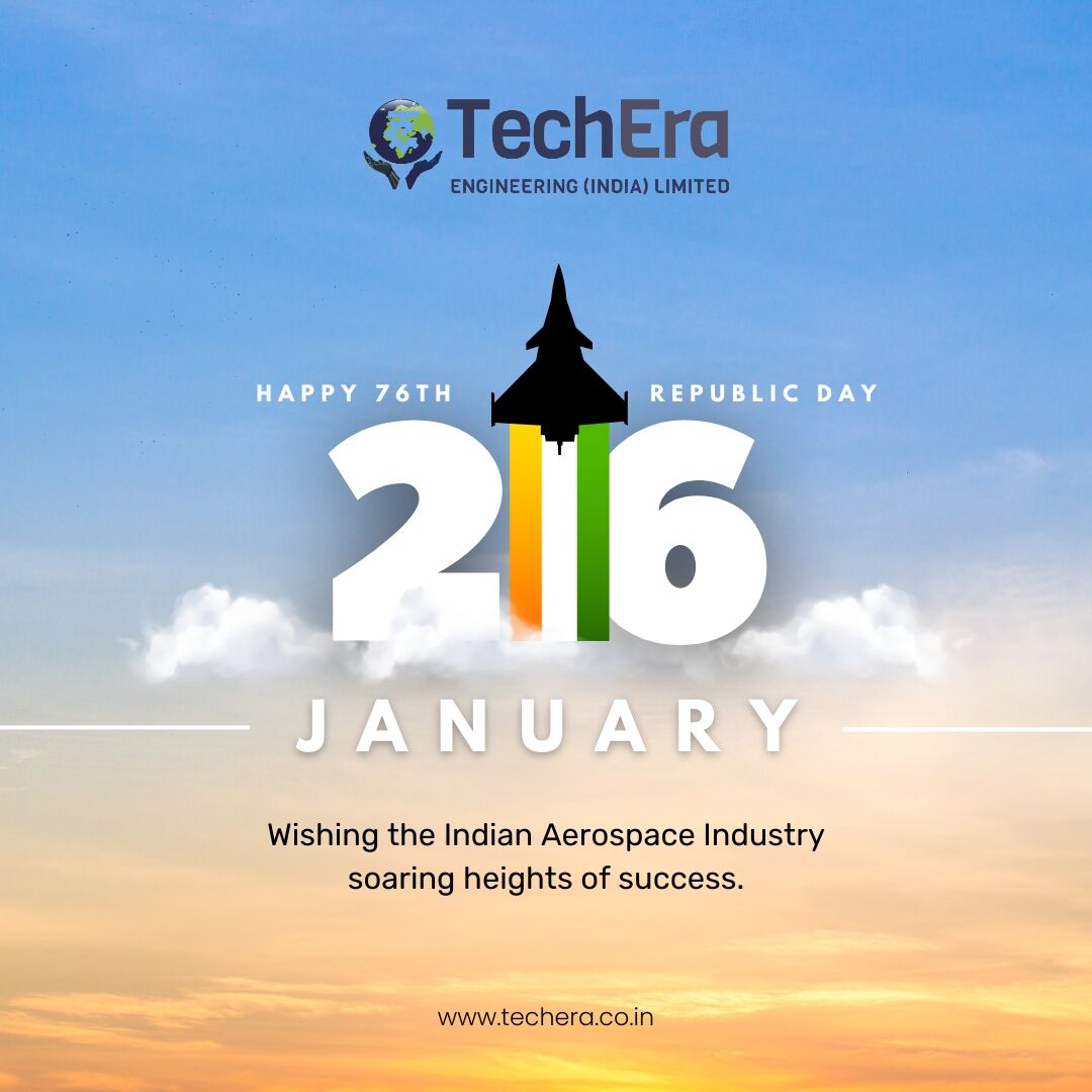 TecheraEngg's tweet image. 𝗛𝗮𝗽𝗽𝘆 𝗥𝗲𝗽𝘂𝗯𝗹𝗶𝗰 𝗗𝗮𝘆 𝗲𝘃𝗲𝗿𝘆𝗼𝗻𝗲!!!
𝗪𝗶𝘀𝗵𝗶𝗻𝗴 𝘁𝗵𝗲 𝗜𝗻𝗱𝗶𝗮𝗻 𝗔𝗲𝗿𝗼𝘀𝗽𝗮𝗰𝗲 𝗜𝗻𝗱𝘂𝘀𝘁𝗿𝘆 𝘀𝗼𝗮𝗿𝗶𝗻𝗴 𝗵𝗲𝗶𝗴𝗵𝘁𝘀 𝗼𝗳 𝘀𝘂𝗰𝗰𝗲𝘀𝘀.
#TechEra #TechEraEngineering #AerospaceEngineering   #RepublicDay2025 
techera.co.in