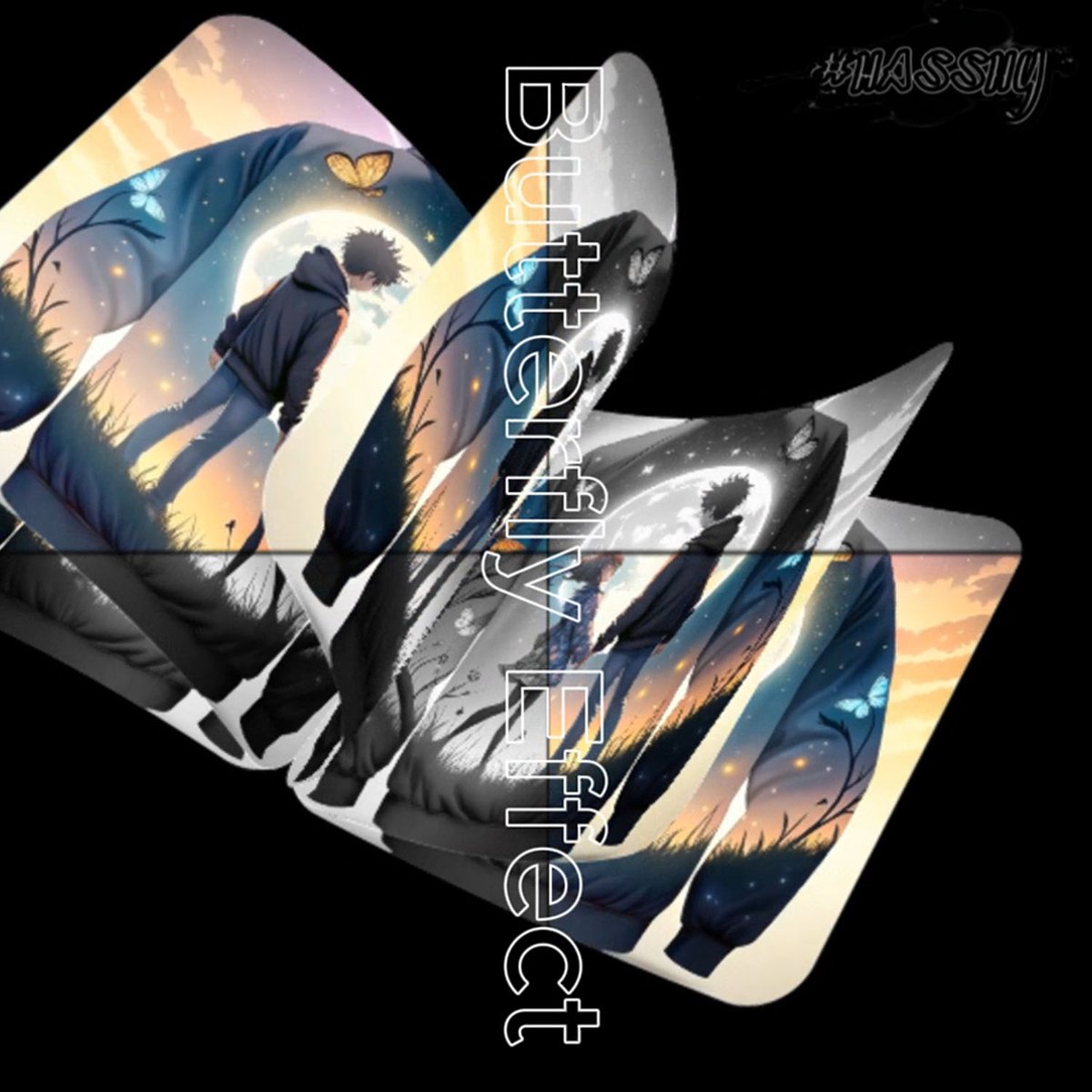 hashihashi111's tweet photo. Title:"Butterfly Effect"
#ButterflyEffect #DestinyEncounter #MoonlightShadows #ConnectingFuture #ShoweraSongNostalgia #バタフライエフェクト #運命の出会い #月明かりの影 #未来へ繋がる #昭和歌謡ノスタルジー https://t.co/Y9fhAg9quY