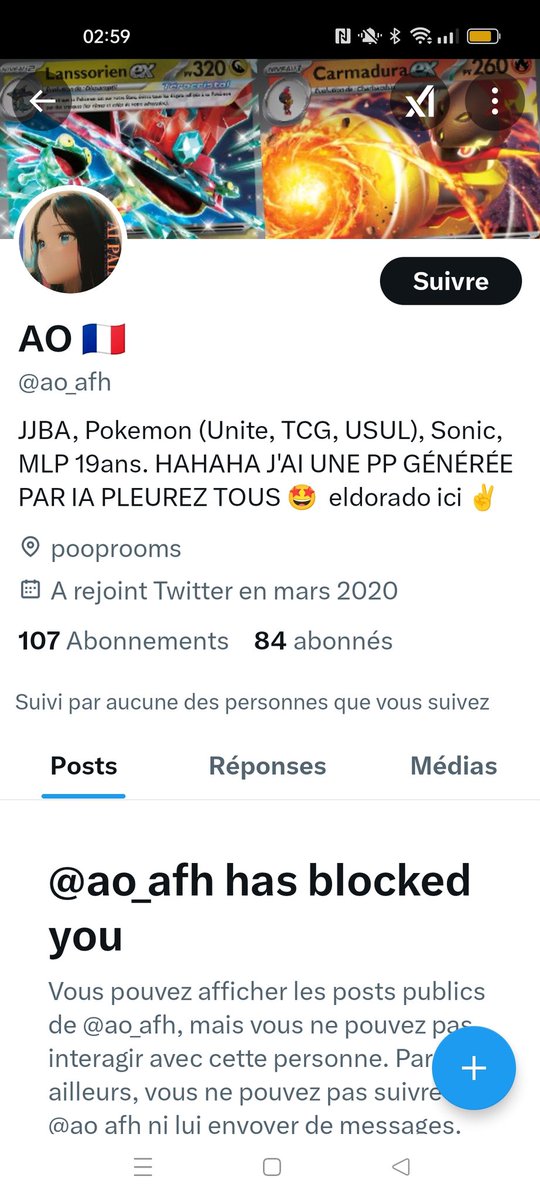 KikouV2's tweet photo. @ao_afh @KikouLaFougere @Elmer_________ @LeContempIateur @ErwanValain1 @_NautiiLus_ Moh bichette faut pas pleurer comme ça tu vas presque me faire de la peine https://t.co/I4Rekv6MOH
