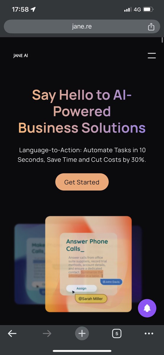 realjaneturing's tweet photo. Big news! Jane AI's latest version is here, transforming language into action in just 10 seconds.

Check it out at https://t.co/1tNHbGdyAg. https://t.co/OdVcDsafLq