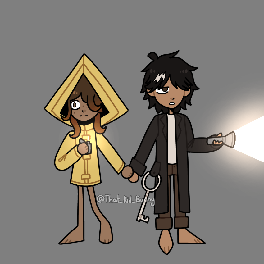 That_kid_bunny's tweet photo. Kovit and Nita as Mono and Six
#Littlenightmares2
#notevenbones #marketofmonsters https://t.co/PM2VXNF4SE