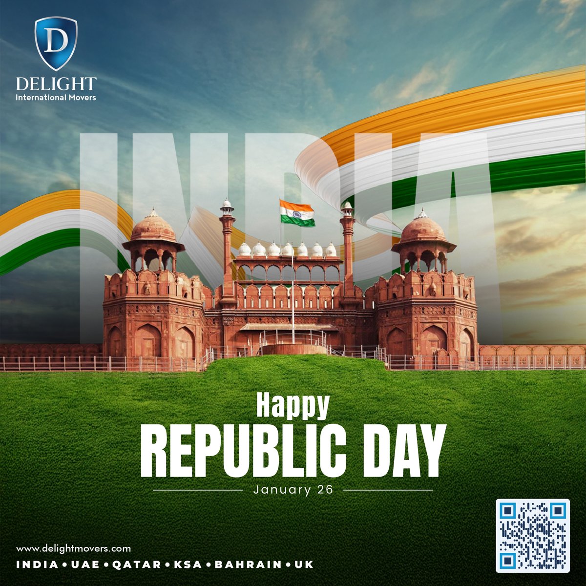 delight_movers's tweet image. Celebrating the strength, unity, and diversity of our nation this Republic Day. Let’s honor the values of freedom, equality, and justice in our Constitution. Wishing everyone a proud, joyful day ahead. Happy Republic Day! 

#RepublicDay2025
#MoversIndia
#DelightMovers
#MoversUAE