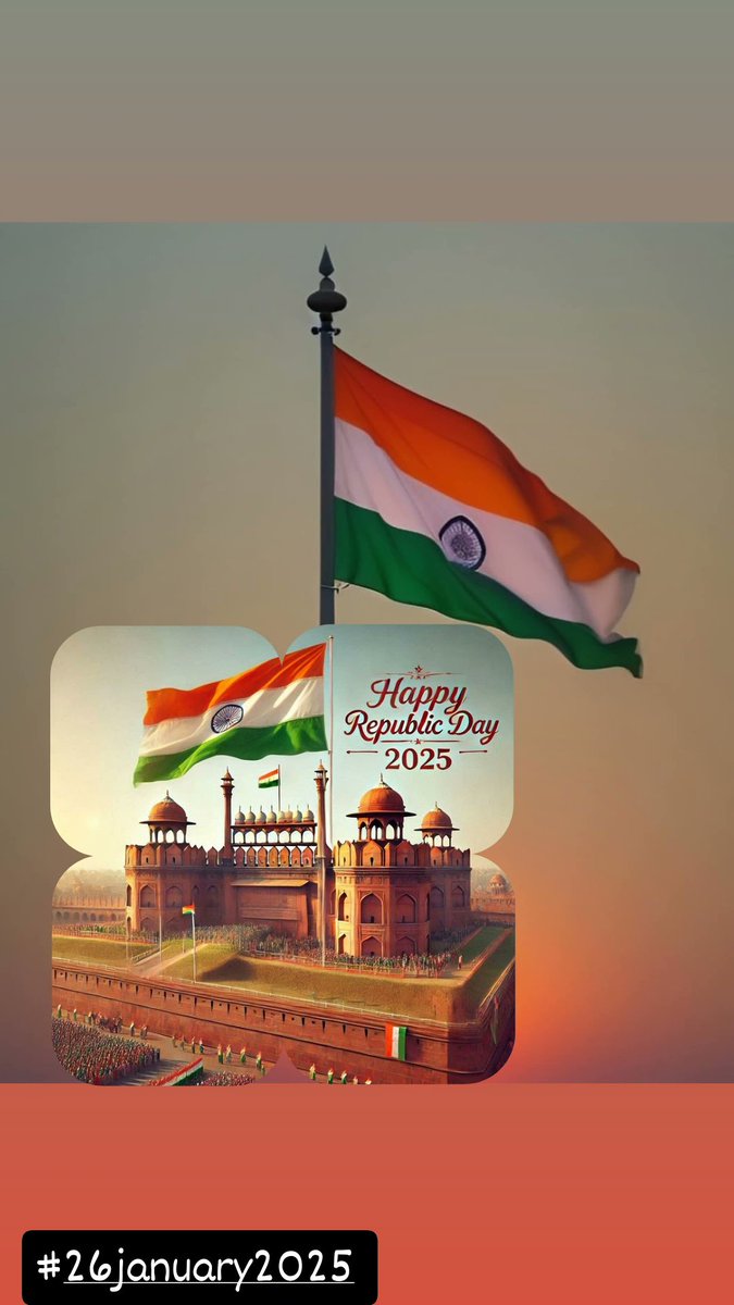 My heartiest greetings of Republic Day to all the people of the India.

#26January2025 
#HappyRepublicDay 
#RepublicDayIndia