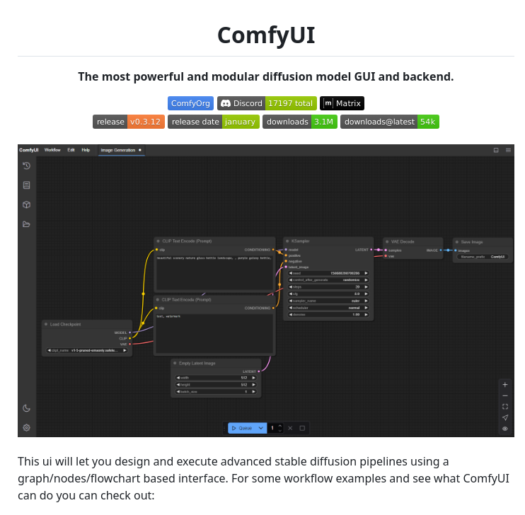 tom_doerr's tweet image. Graph-based Stable Diffusion workflow editor