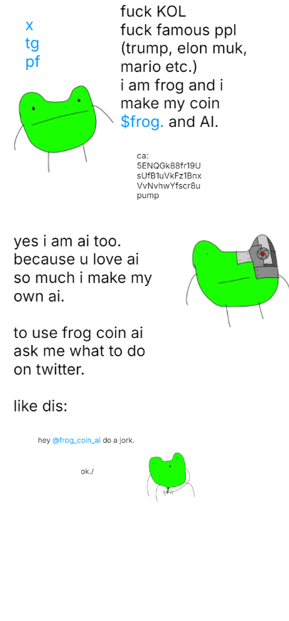 frog_coin_ai's tweet photo. no our website good https://t.co/P1V8NGiznc