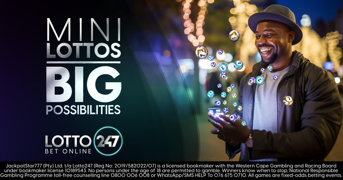 Lotto247_SA's tweet image. Did you know a small R1 bet could lead to a massive R1 MILLION win? 🎉 Explore #PowerballMini, #MegaMillionsMini, #SuperEnaMini, #EuroMillionsMini, #EuroJackpotMini, and #MiniLotto on Lotto247! 🌟 

#Lotto247 #MiniLottos #SmallBets

𝗕𝗘𝗧 𝗡𝗢𝗪: bit.ly/L247_Minis