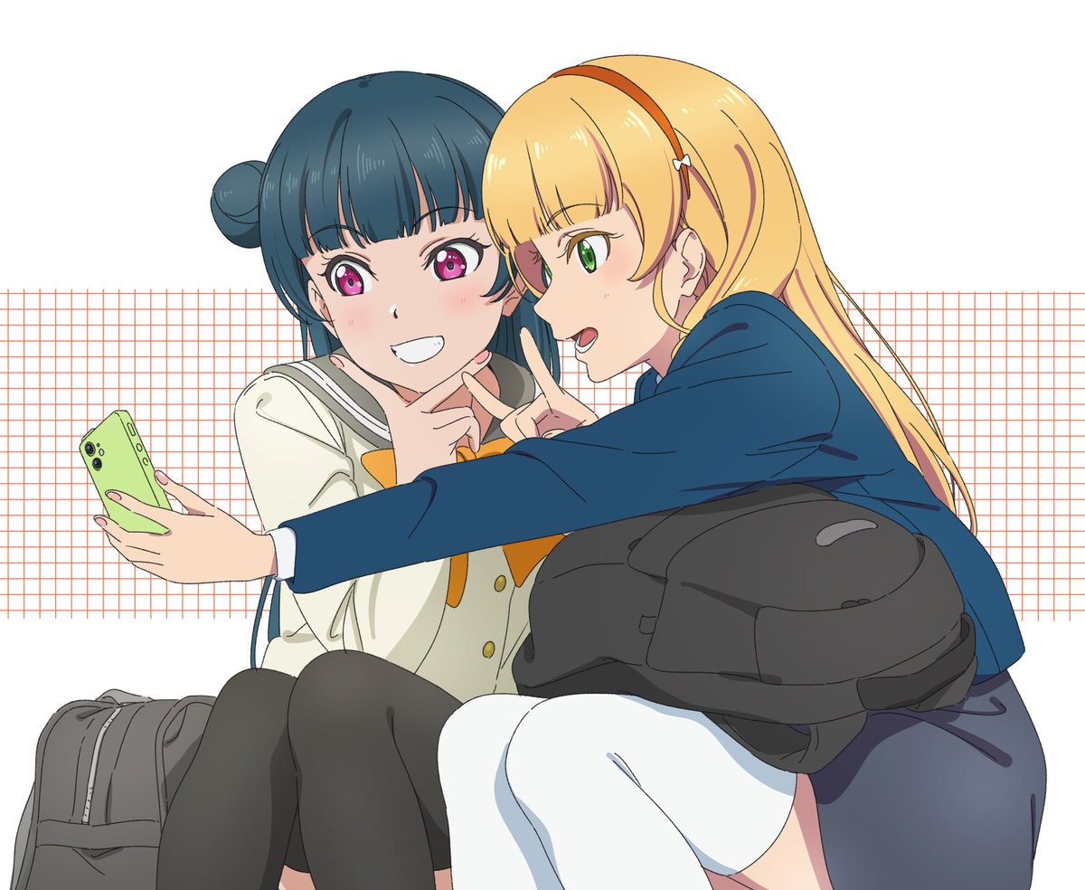 keiichisano8's tweet image. なんか親和性ありそうな2人。
#aqours #Liella #lovelive