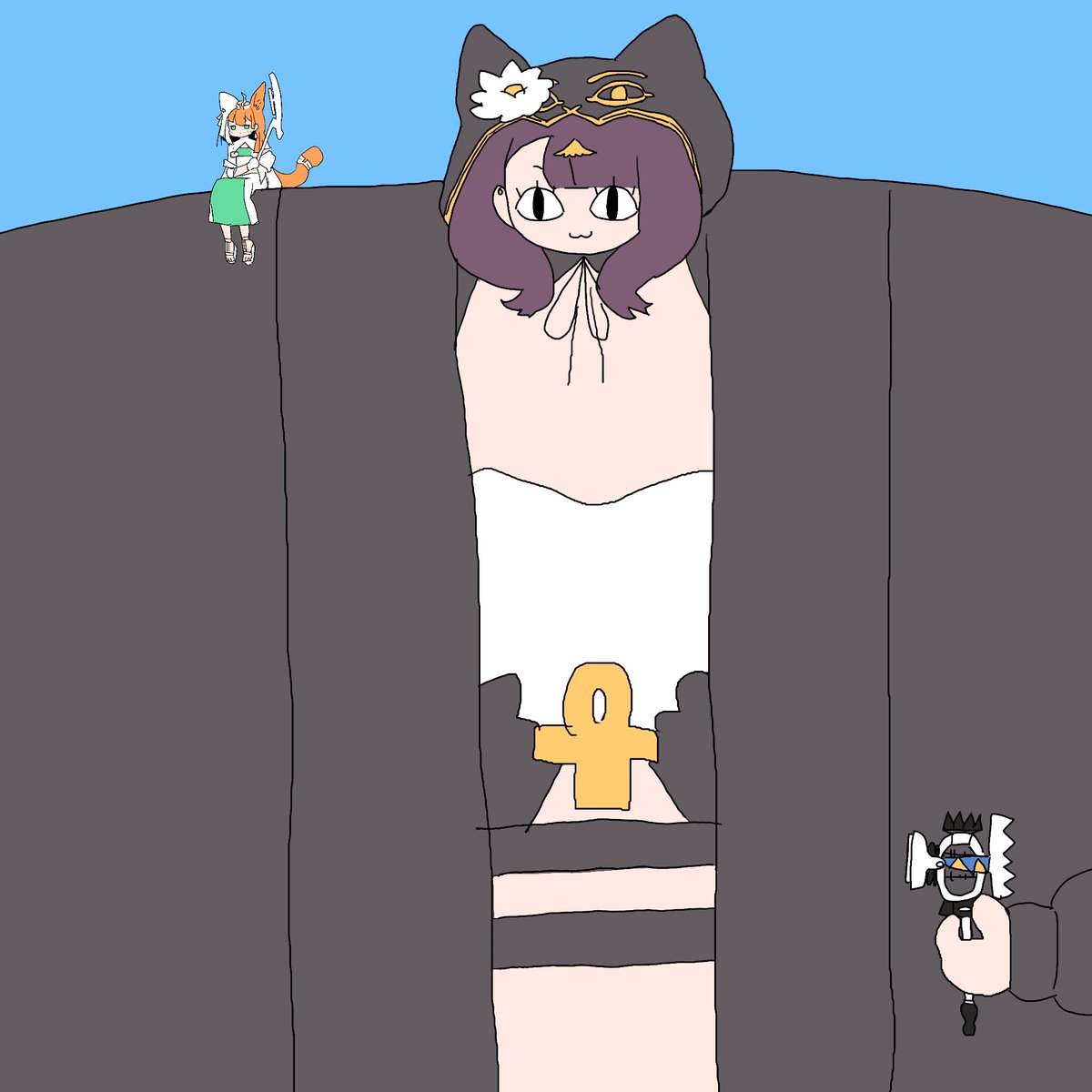 「」|シﾏのイラスト