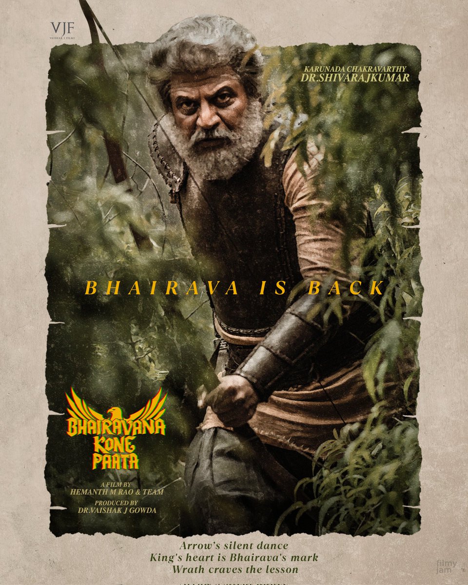 hemanthrao11's tweet photo. My team and I are thrilled to have you back, Shivanna. Wishing you lots of rest, recovery, and health. We are all waiting to go on this epic journey with you. 
#Shivanna♥️ 
#BKP
#BhairavanaKonePaaTa
@NimmaShivanna https://t.co/ZFNtVI5S7u