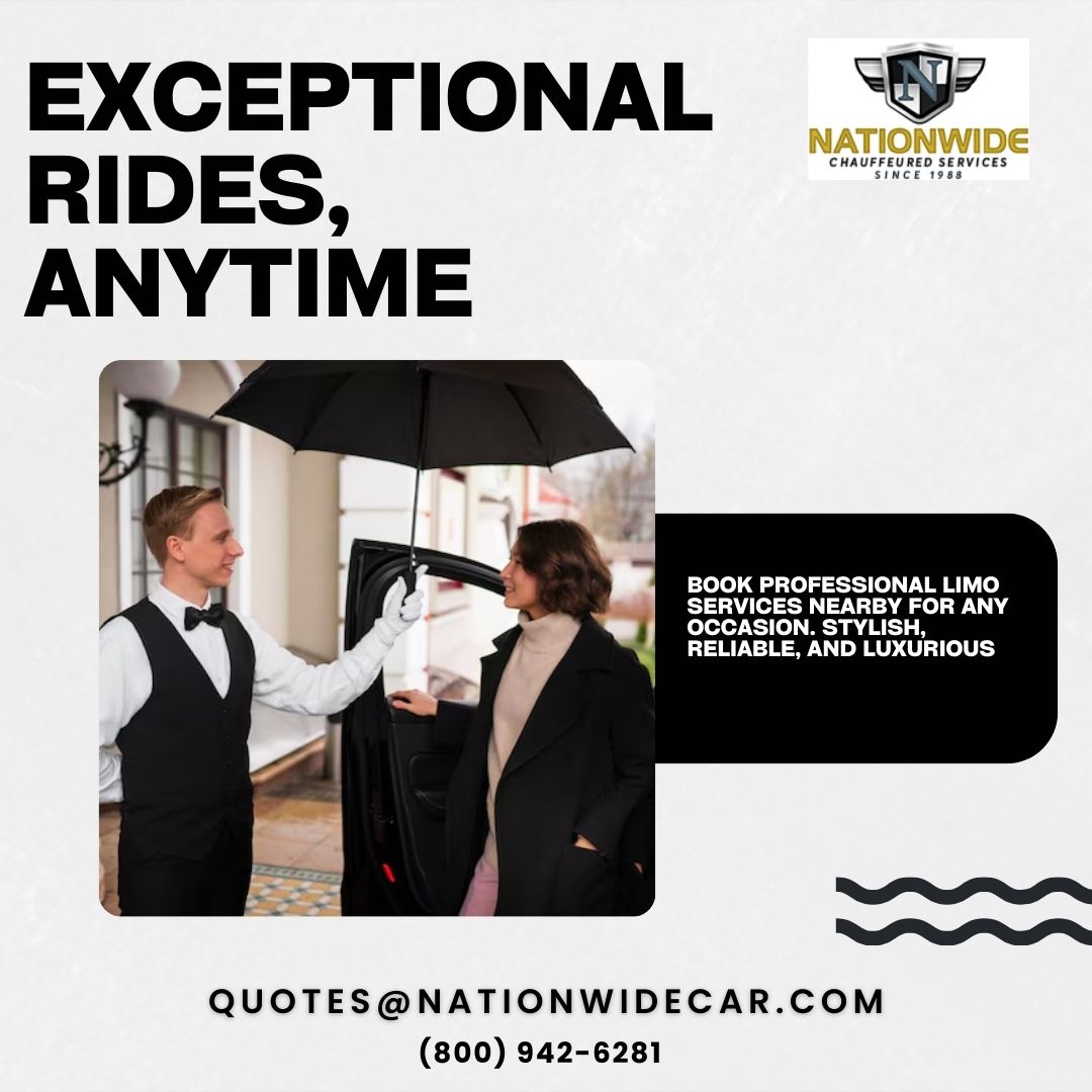 nationwidecar20's tweet image. "🌟 Discover unmatched luxury with Limos Services Near Me! 🚗 Call 📞 (800) 942-6281 to book your ride today. ✨
Visit: bit.ly/3NXDbLW
#CheapCarServiceNearMe #TownCarServiceNearMe #CheapCarServices #CarRentalsNearMe #TownCarNearMe #PrivateCarService #CarServiceNearMe