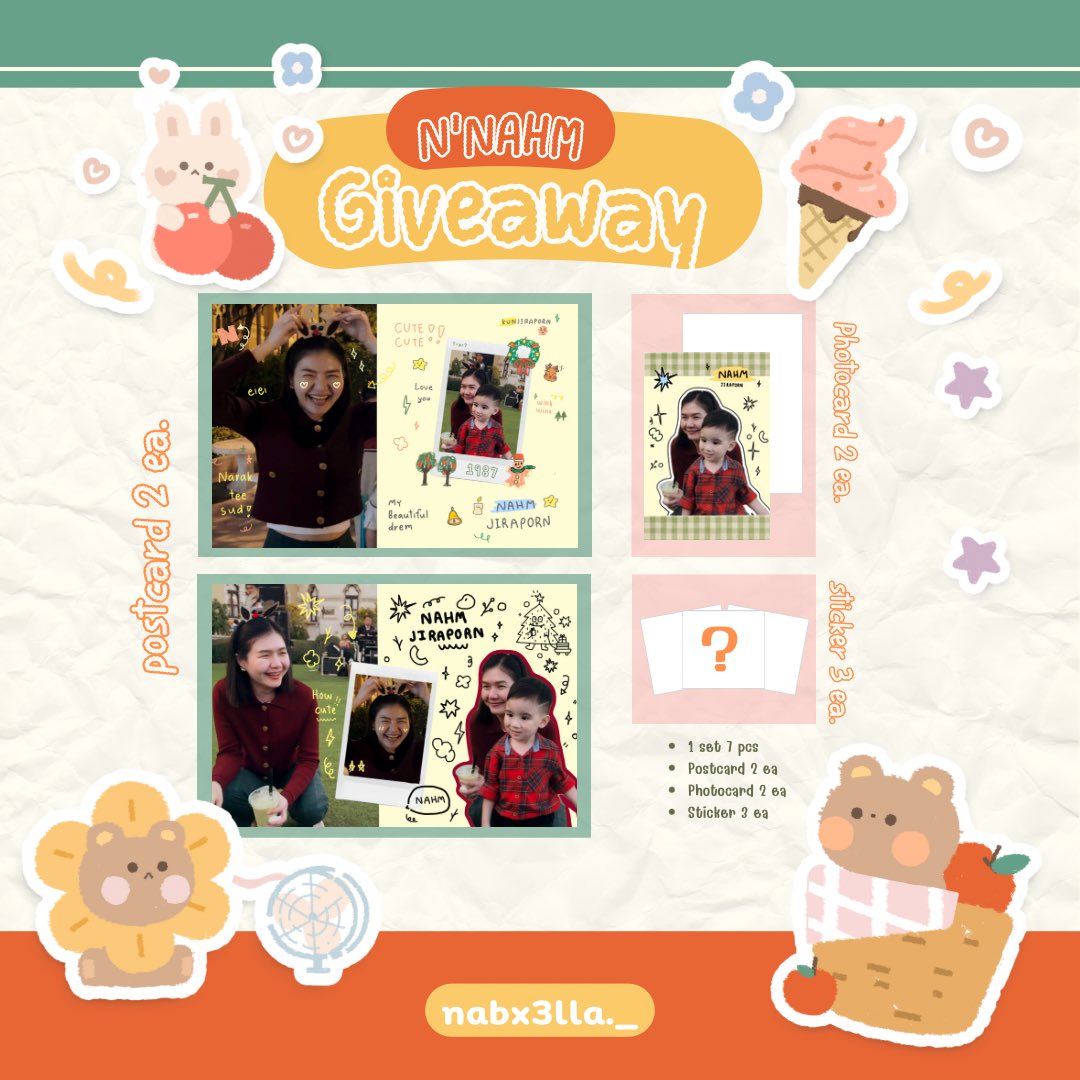 beelaxan's tweet photo. ꒰  ྀི Giveaway ꒱₊˚

[ 29 set only ‼️ ]

1 set 7 pcs 
- postcard 2 ea
- photocard 2 ea
- sticker 3 ea

📬 Shipping : 49 THB ✧.*✿*
Form : 31/01/68 (20:30)

#giveawaybyนอบอลอ https://t.co/nF0pkQbSV1