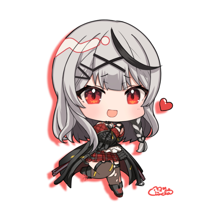 「ありがとうクロヱちゃん#さかまた飼育日記#沙花叉クロヱ卒業ライブ 」|ゆんちゃ*/お絵描きVtuber結乃りぼん💝のイラスト