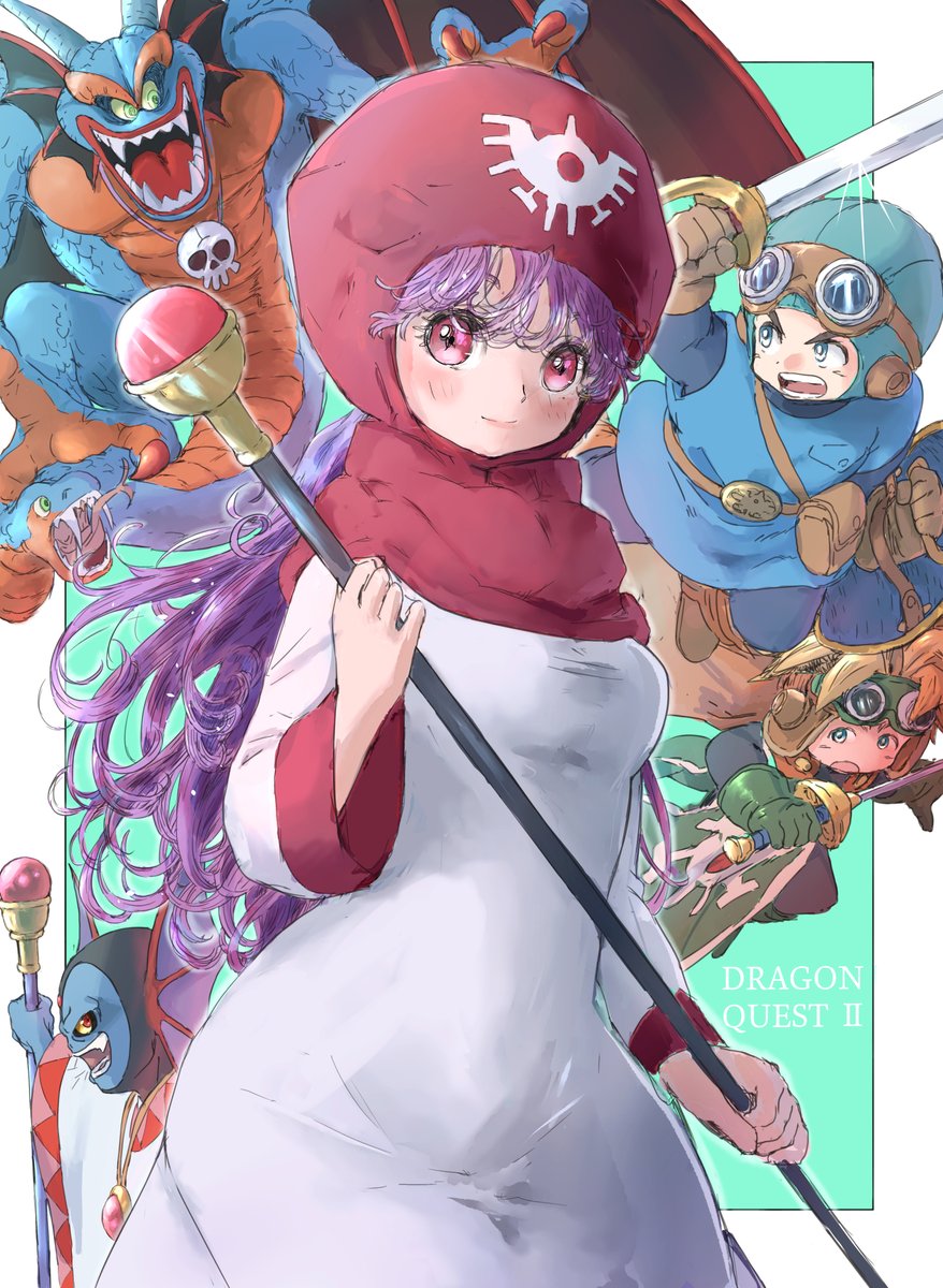 「ドラクエ2 前描いたやつ一部修正 #ドラクエ2祝38周年」|Nao32のイラスト