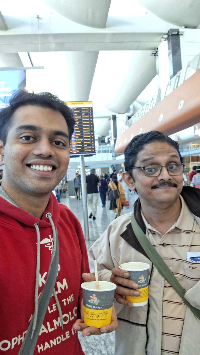 kamathatul's tweet image. Touchdown &amp;amp; headed to #hattikaapi for mandatory coffee! ☕️ 
Good coffee, good feel!
#bial #Coffee #blr #kaapi #bangalore @BLRAirport