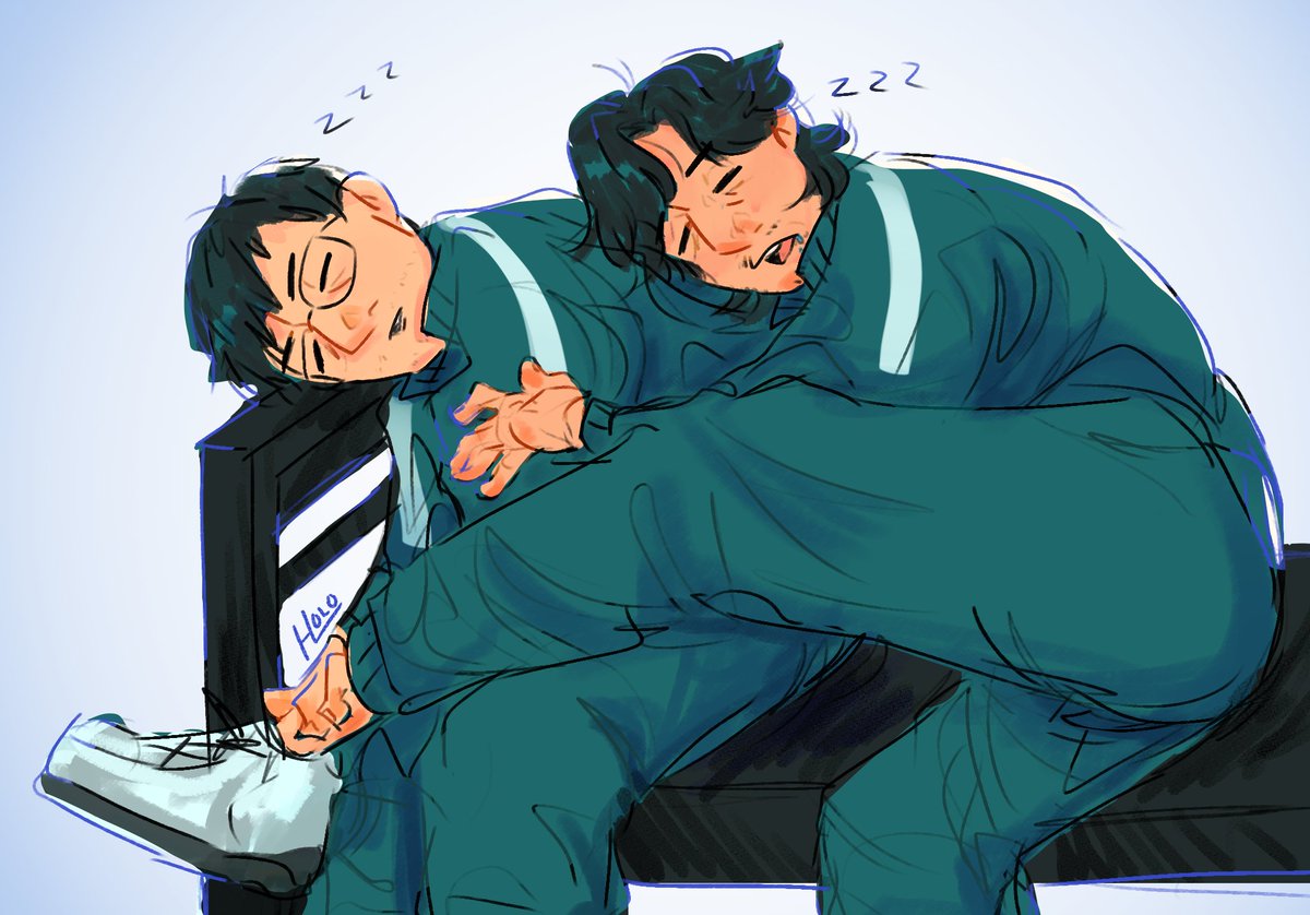 holocxses's tweet photo. two mimir 

#SquidGame #sanguhin #sangwoogihun #GiHun #sangwoo https://t.co/NqJzq82S2H