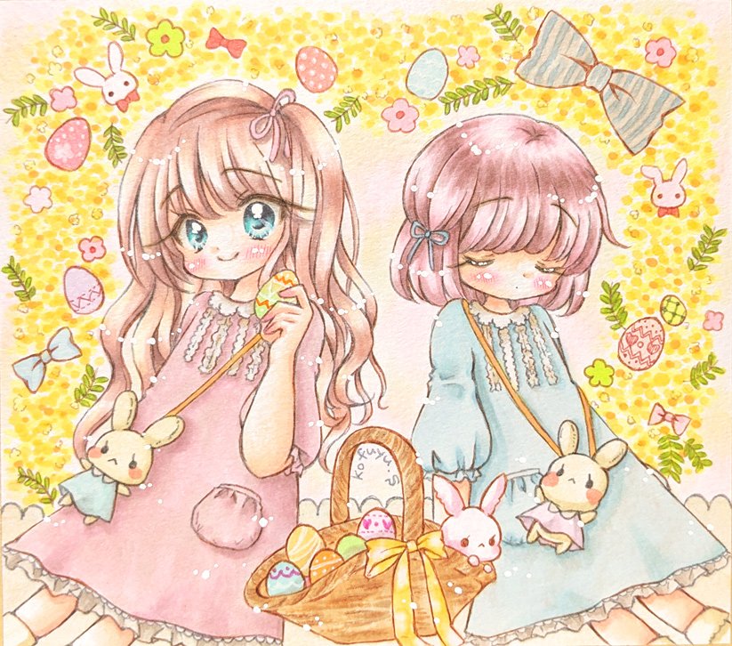 「#このタグを見た人は黙ってうさぎをはる 」|里日菜こふゆのイラスト