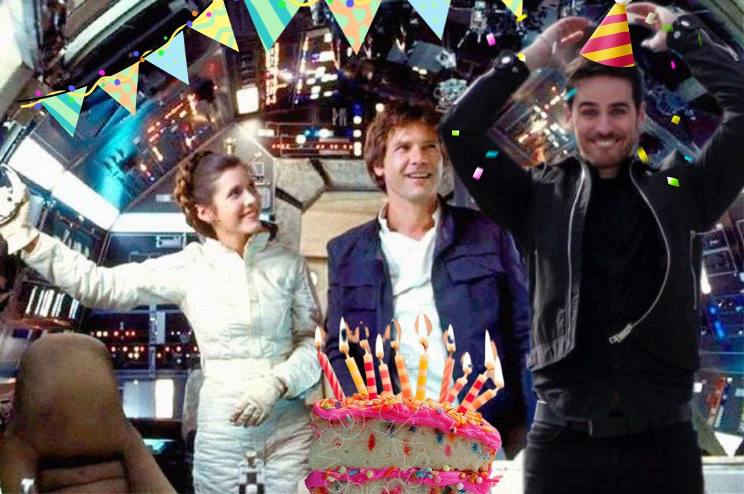 Happy birthday <a href="/colinodonoghue1/">Colin o'donoghue</a> ! 
May the FORTYFOUR be with you ! 
Enjoy your new life year ! 🎂🥳