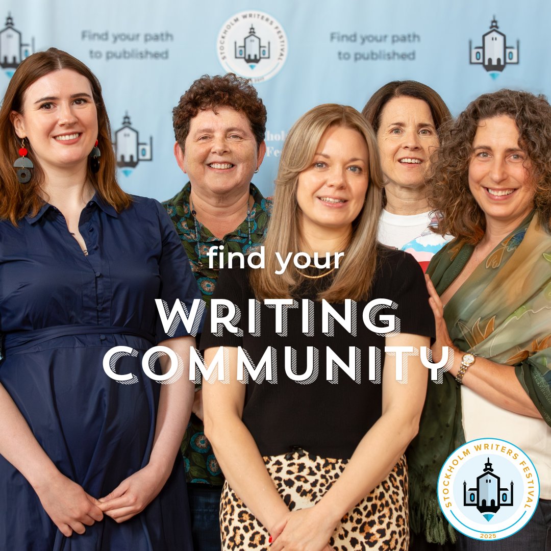 StockholmWriter's tweet photo. The single most important thing to do as a writer is to join a community of other writers. It's where you'll find your first readers. And glean insights into the business and craft of writing. Join us at #SWF25 and find your scribe tribe!
Ticketing opens March 25! https://t.co/DHhhx9MoSP