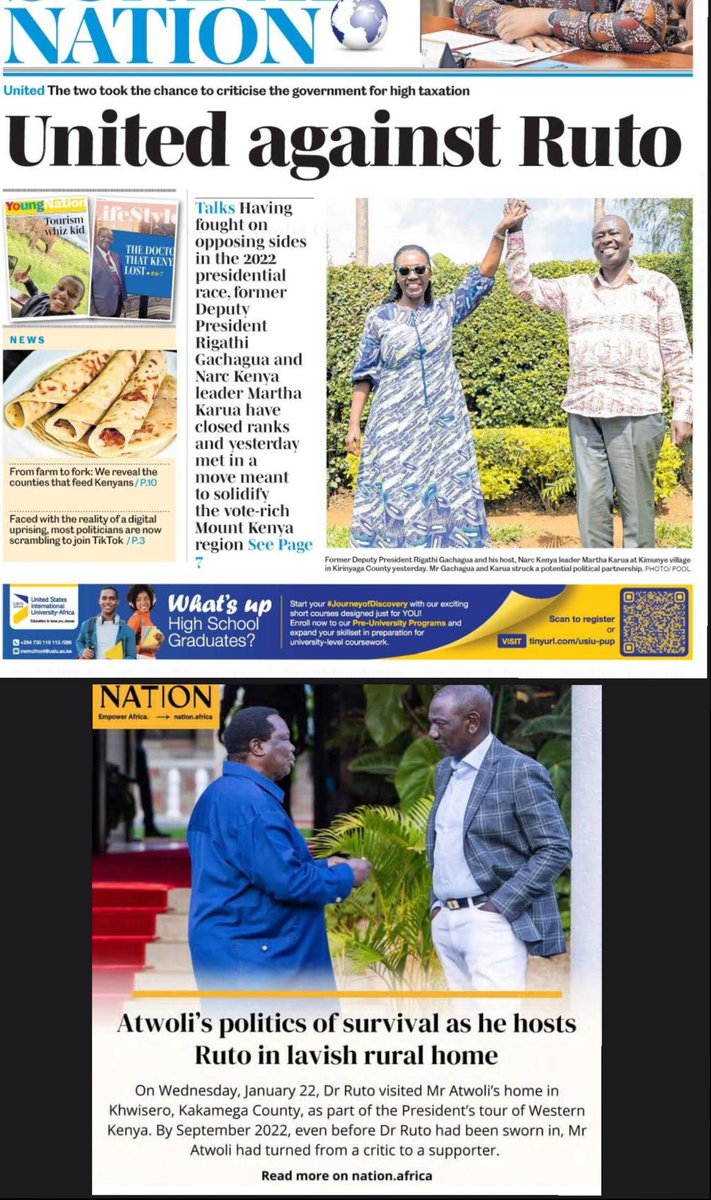 Francis Atwoli NOM (DZA), CBS, EBS, MBS. tweet media
