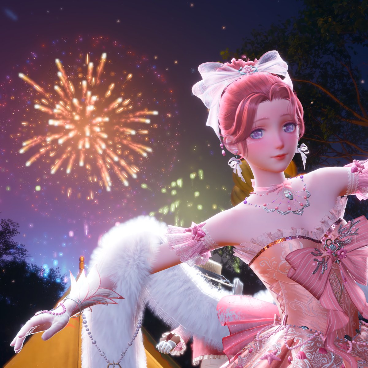 infinitybitsy's tweet image. (੭ˊᵕˋ)੭* ੈ✩‧₊

 #fireworks #InfinityNikki #infinitynikkitwt