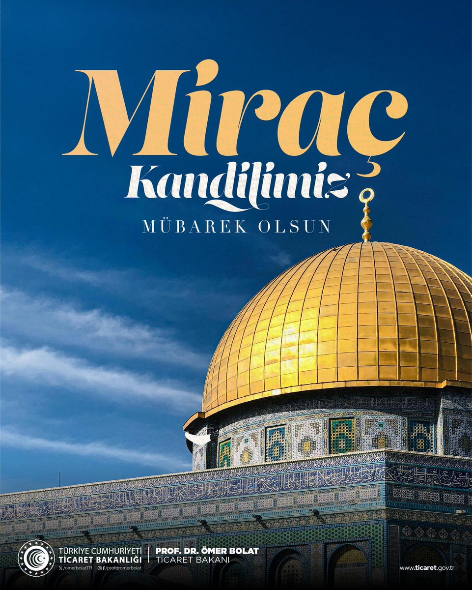 Âlemlere rahmet olarak gönderilen Peygamber Efendimiz Hz. Muhammed’in (S.A.V) kutlu yolculuğu ve Rabbimizin huzuruna kabul buyuruluşunu simgeleyen Miraç Kandili’ni idrak etmenin manevi huzurunu yaşıyoruz.

Bu mübarek gecenin, İslam âleminin birliğini ve beraberliğini