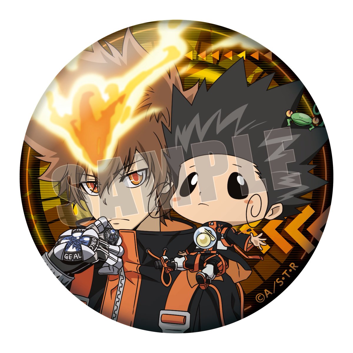 GOODROID_Store's tweet photo. グッズ紹介コーナー！✨

今回紹介するのは、「家庭教師ヒットマンREBORN!」
缶バッジ🔥

サイバーパンクをイメージした新規描き下ろしイラスト✨
BOX購入特典でホログラム加工の特別な缶バッジを
プレゼント🎁

🔻ご購入はこちらから🔻
https://t.co/e5eCC1mMkX

#リボーン #REBORN https://t.co/Kwvl57Hia3