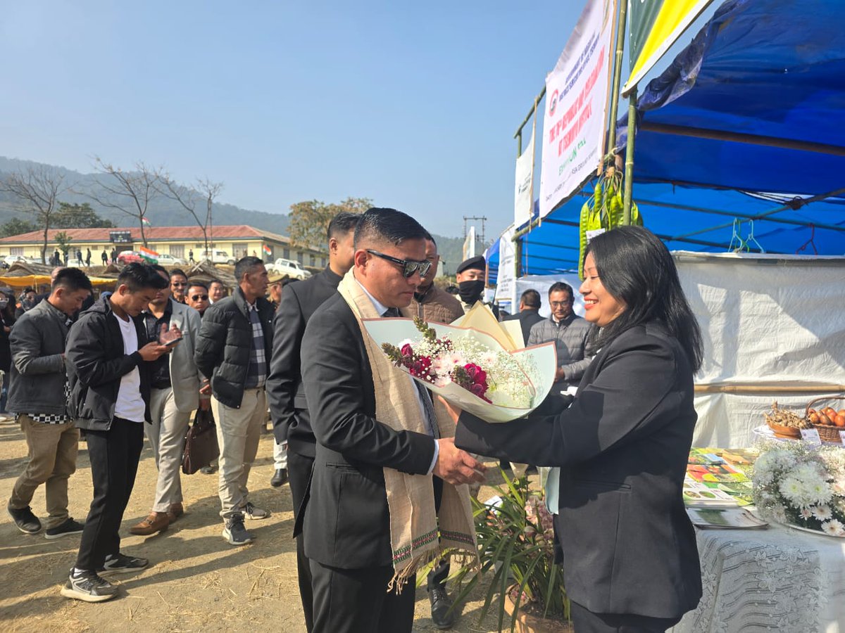 Unfurled the tri-color flag in celebration of the Nation's 76th Republic Day, at Tseminyu District today. 
With freedom in our thoughts and strength in our words, let’s build an nation that we can proudly pass on to the next generation. Happy Republic Day!

<a href="/PMOIndia/">PMO India</a>
<a href="/CmoNagaland/">CMO Nagaland</a>