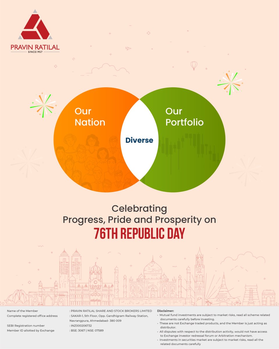 pravinratilal_'s tweet photo. This Republic Day, we celebrate the strength of our nation and the unity that drives us forward. β¨
At Pravin Ratilal, we honour the trust and values that build a prosperous future. Happy Republic Day!
#PravinRatilal #RepublicDay #StrengthInUnity #IndiaAtHeart #CelebratingValues https://t.co/UiAY5Xf4z6