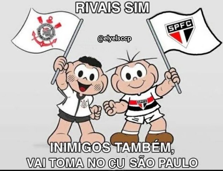 elyelsccp's tweet photo. Rema, Rema, Remador PAU NO CU DOS TRICOLOR.

HOJE TEM CORINTHIANS!!! https://t.co/8vcz9zKn52