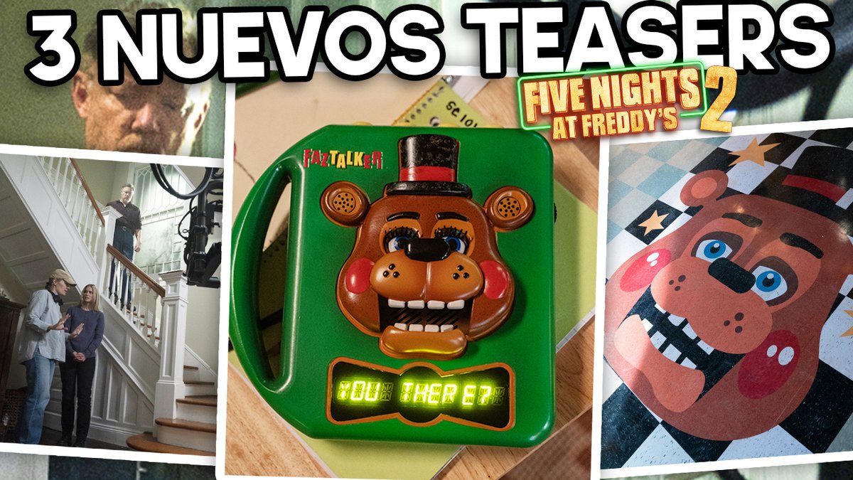 SE REVELAN 3 NUEVOS TEASERS de LA PELÍCULA de FNAF 2 | Todo Explicado ---> youtu.be/FbozEZa9y-g
