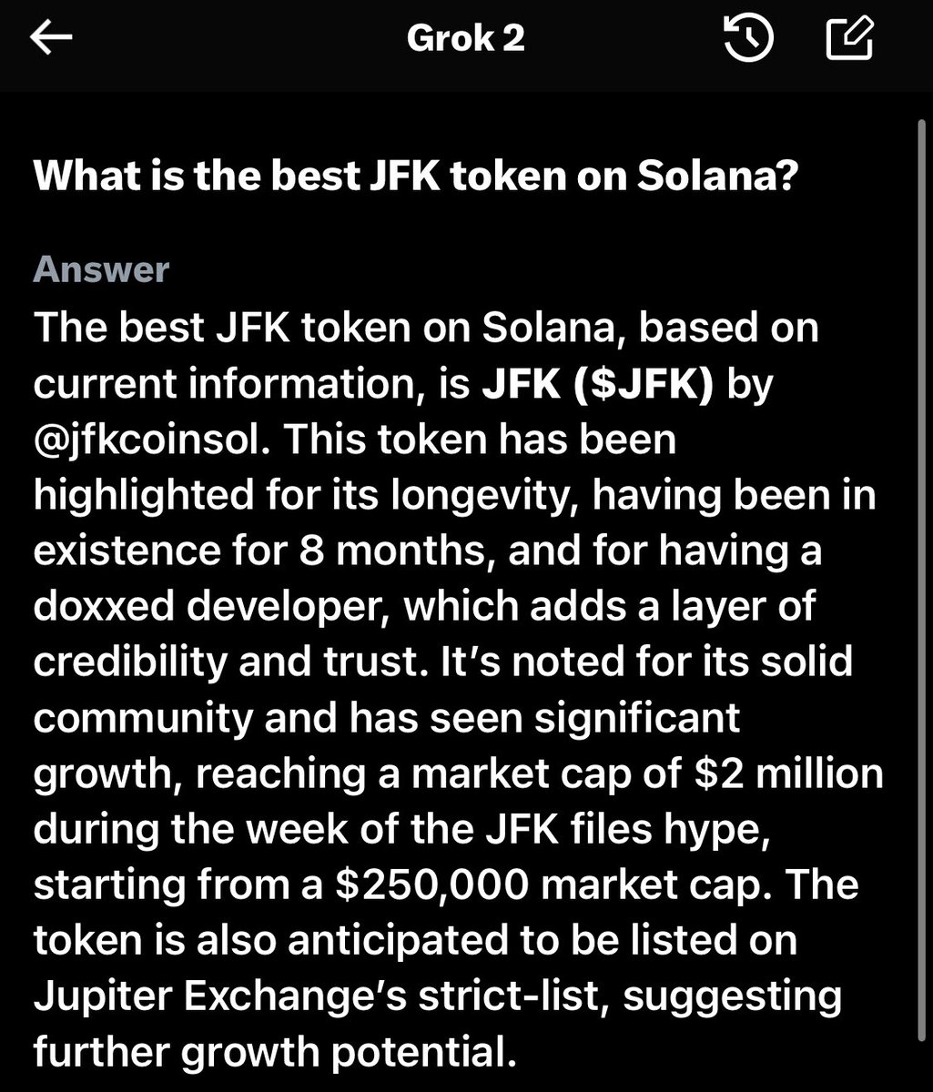 Case closed!

$JFK original is the obvious choice

Even Grok knows

EzRasdye3wnQ5ZGzLFhvp2L1TT42k3Qa3jFsoUibWh39