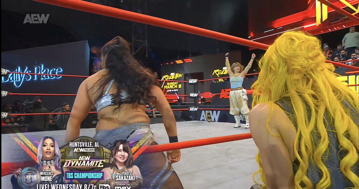 yMV60ESF89bbVxk's tweet image. ミルクラッチキター！！！🐔🤡🧸🔥
#AEW
#AEWCollision
#YukaSakazaki
#坂崎ユカ
#ミル・クラウン
#AYAYAYAYAYAYAYAY