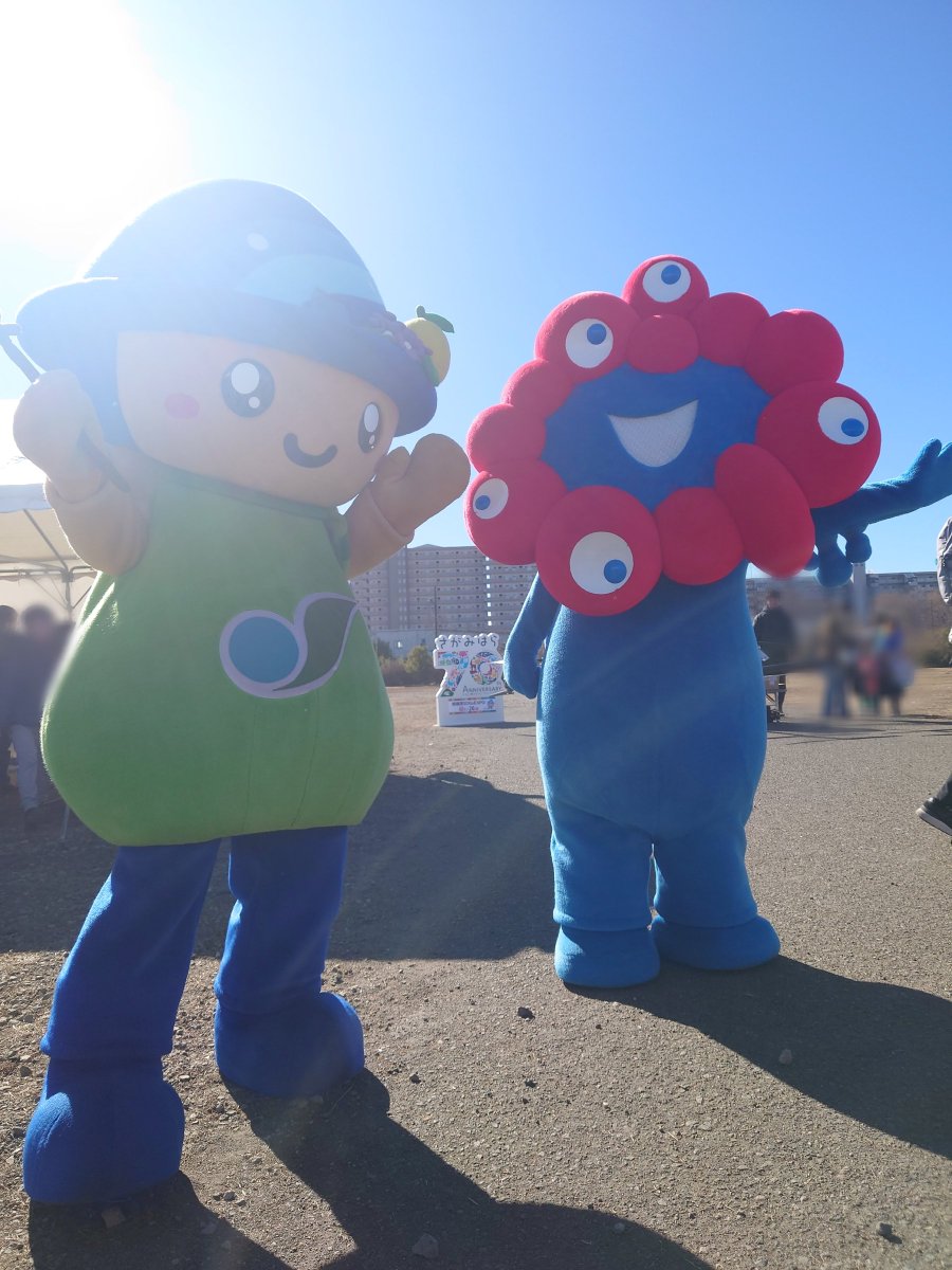 相模原SDGsEXPO で、大阪・関西万博公式キャラクターの #ミャクミャク