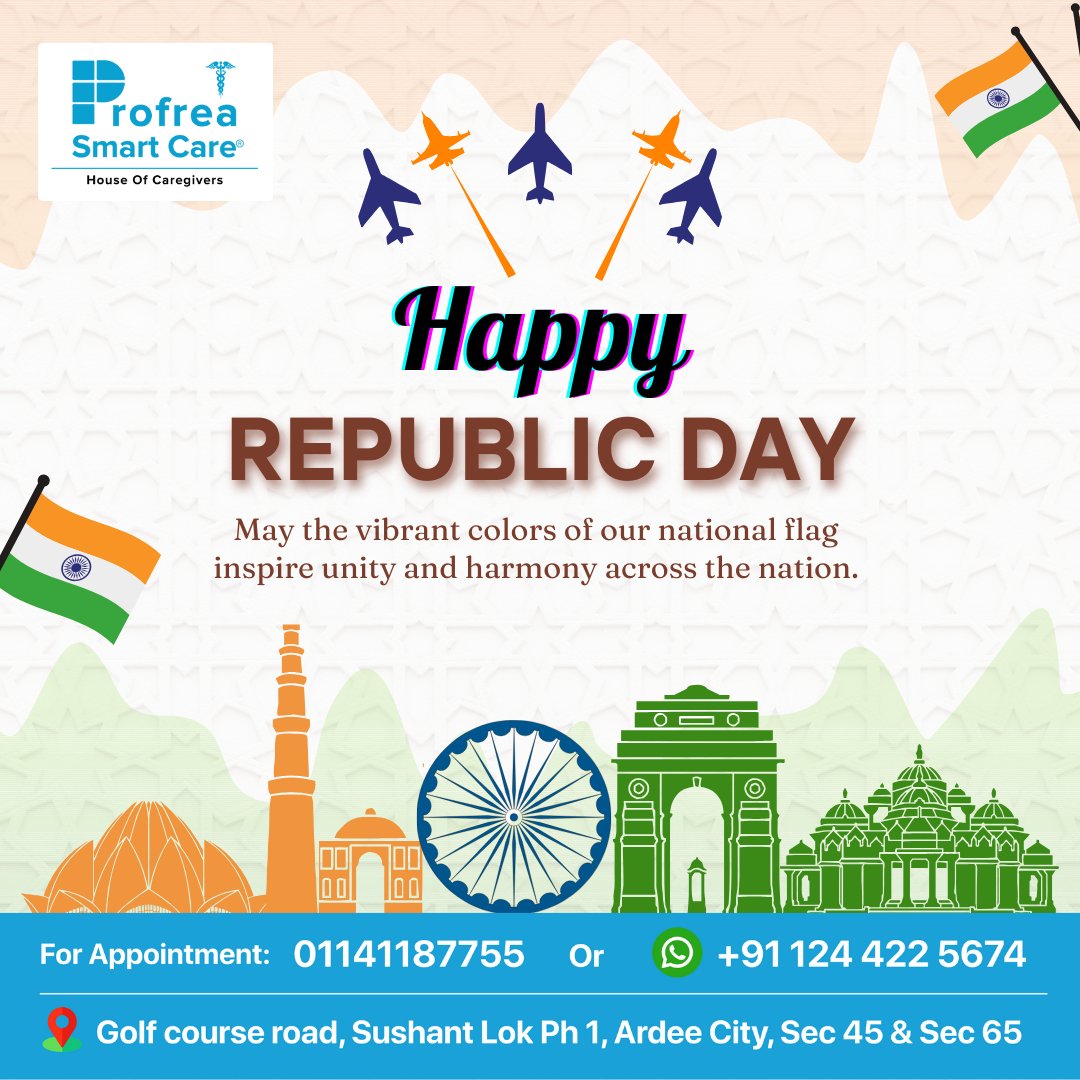 ProfreaOfficial's tweet photo. May our tricolor always fly high, and our nation progress with unity. Happy Republic Day! https://t.co/IHQhS5nl2w